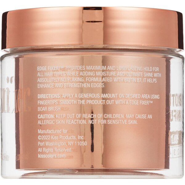 KISS Colors & Care Maximum Hold Edge Fixer, Sweet Peach, 3.38 OZ