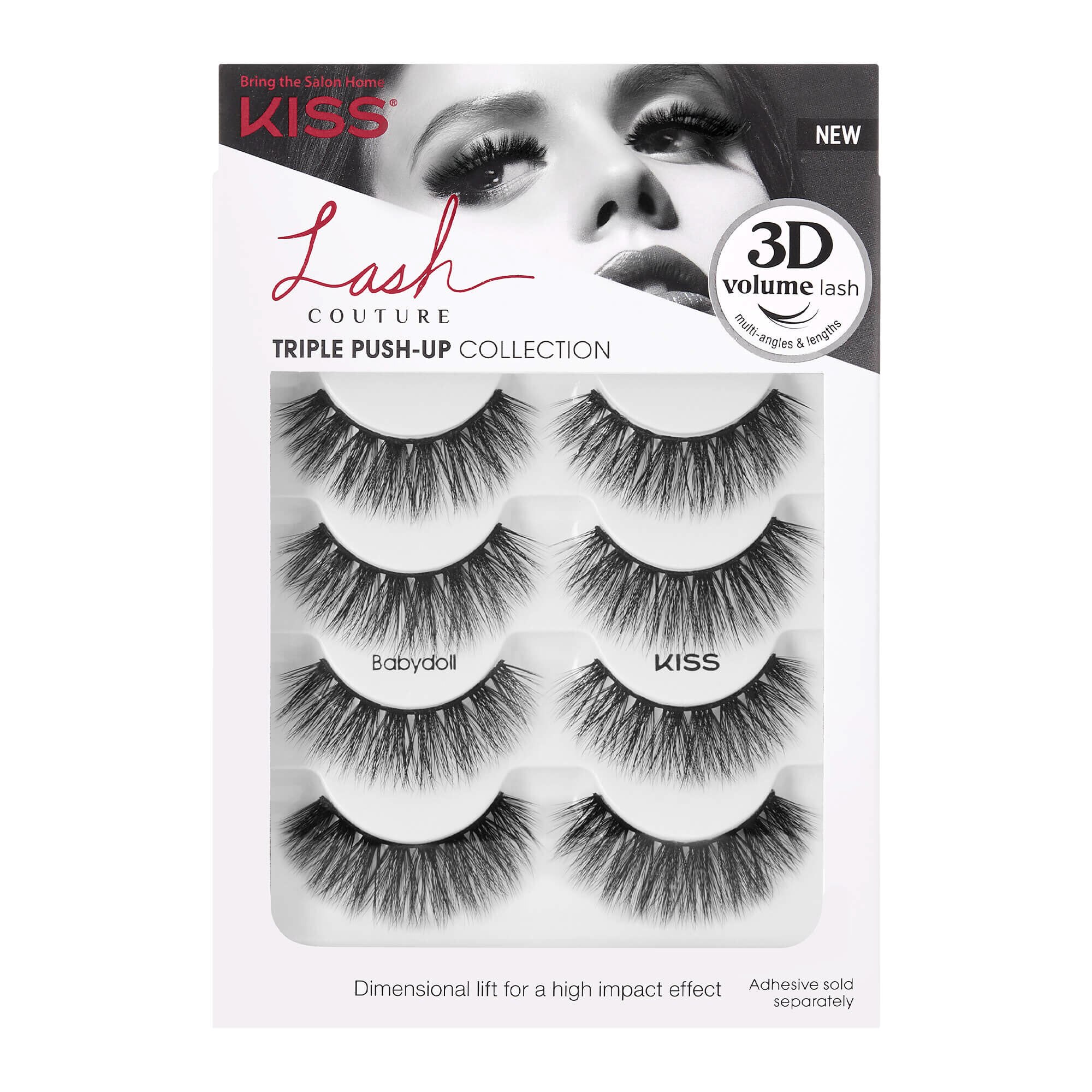 KISS Lash Couture Triple Push-Up Multipack