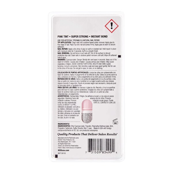 KISS PowerFlex Pink Nail Glue