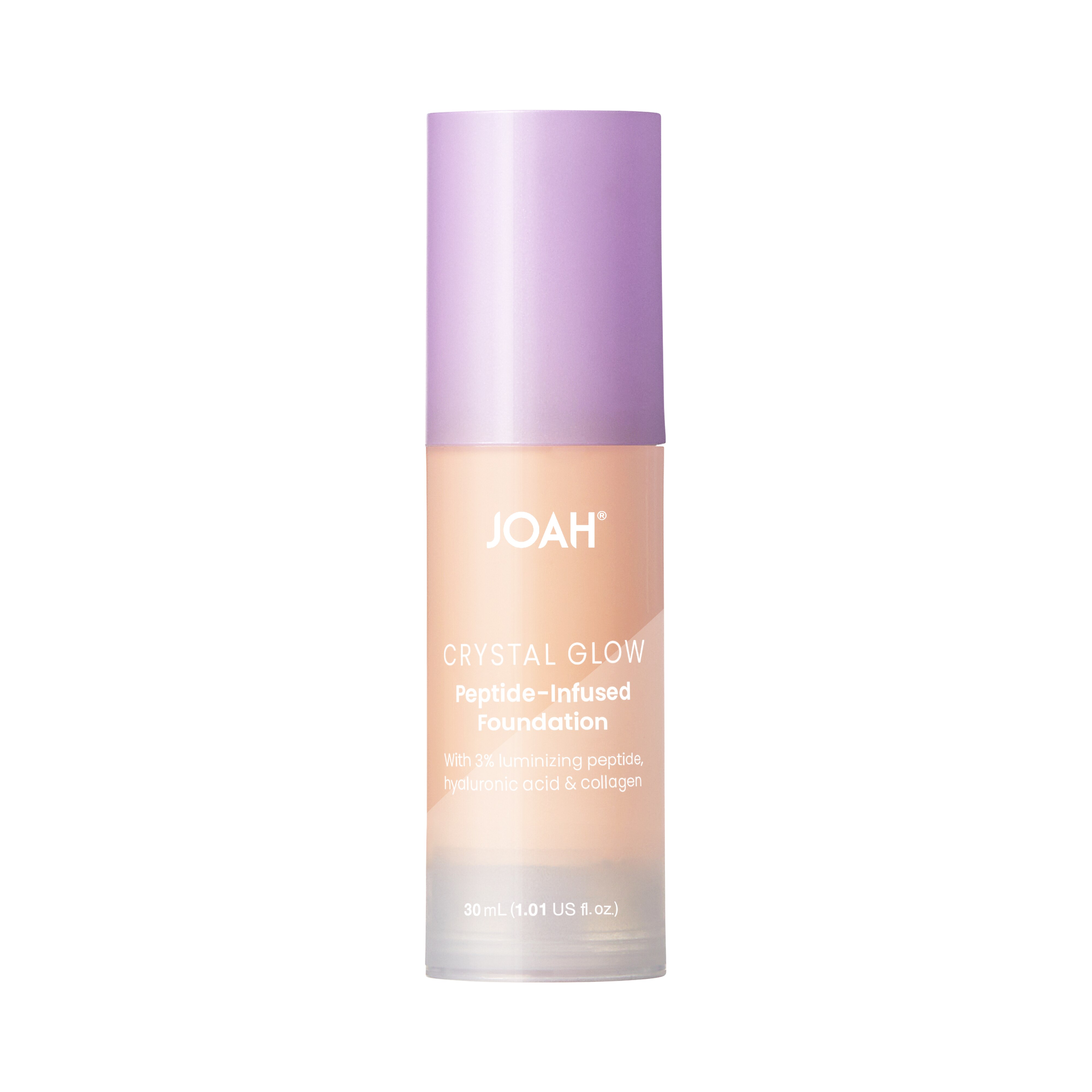 JOAH Crystal Glow Peptide-Infused Foundation_ Very Fair with Neutral Undertones
