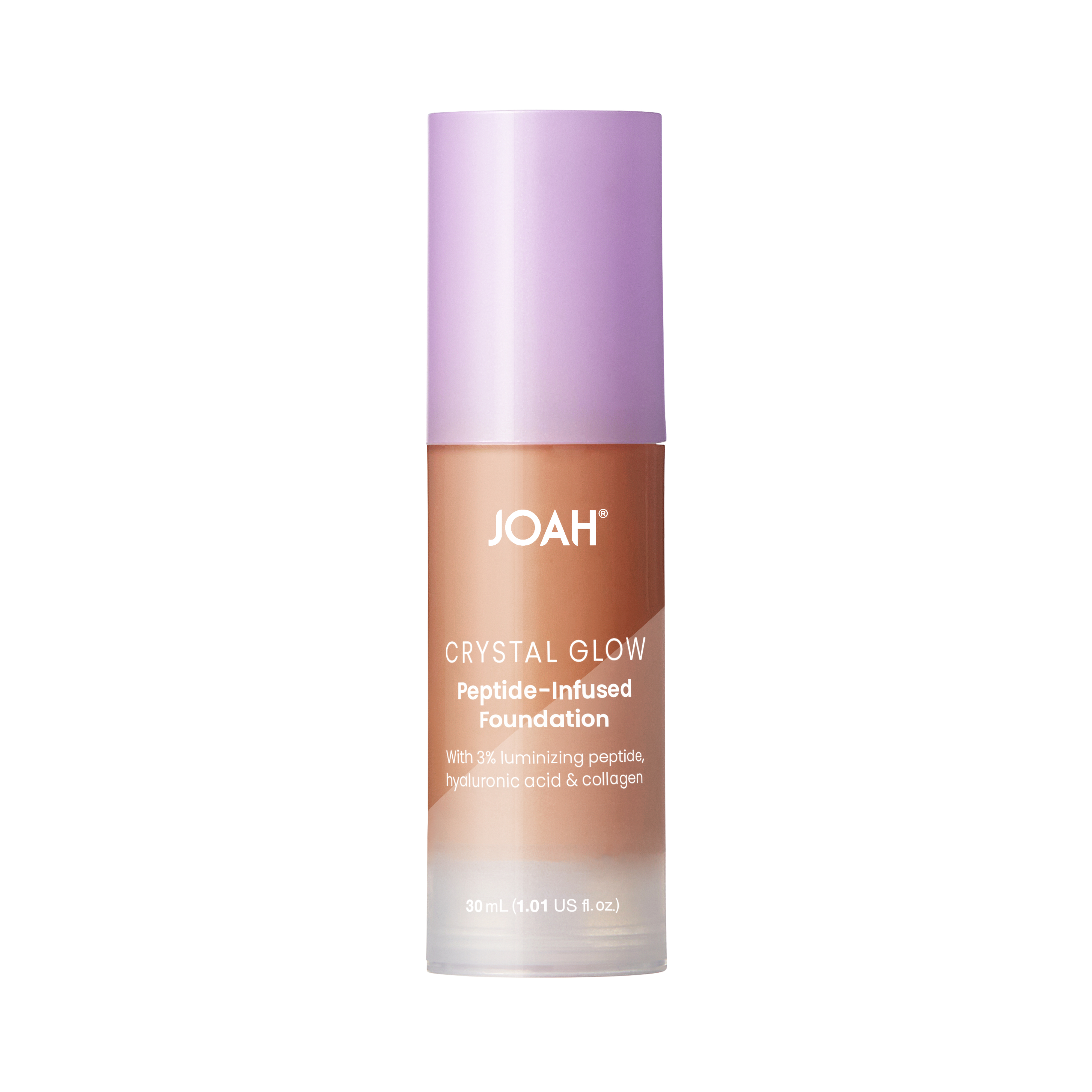 JOAH Crystal Glow - Base de maquillaje con péptidos