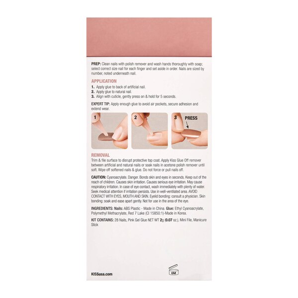 KISS Bare but Better Nude False Nails