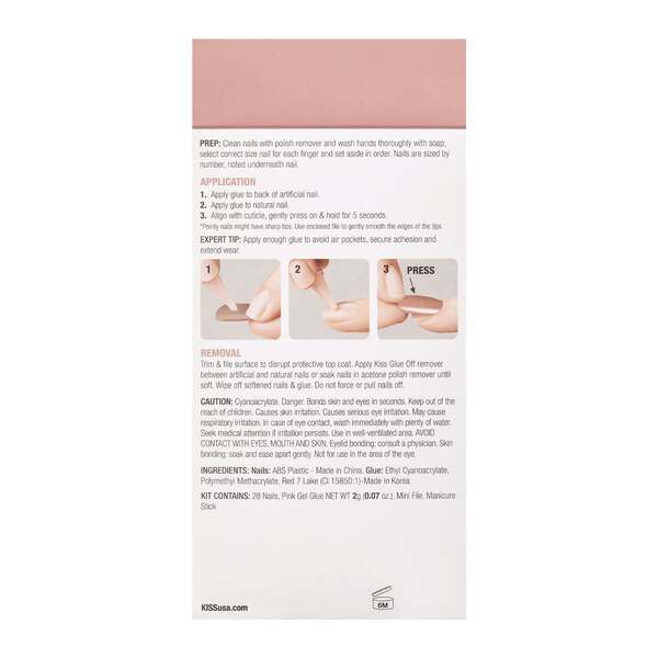 KISS Bare but Better Nude False Nails