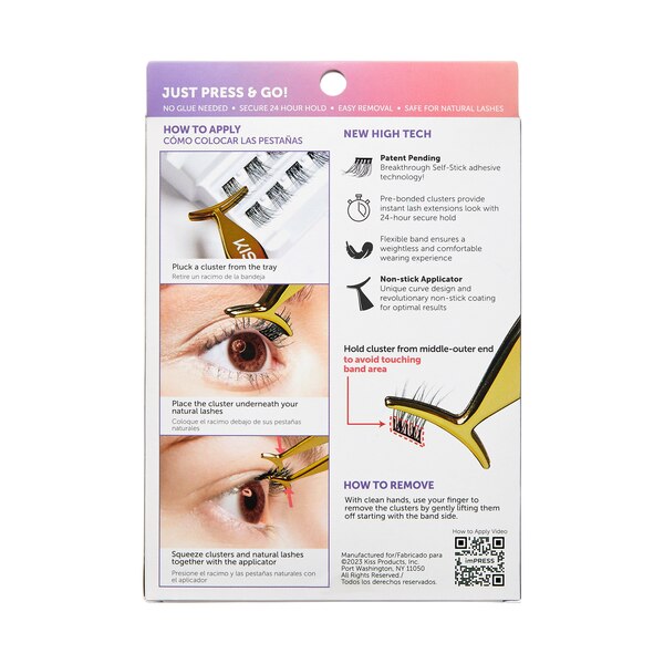 KISS imPRESS Press-On Falsies Eyelash Clusters Kit