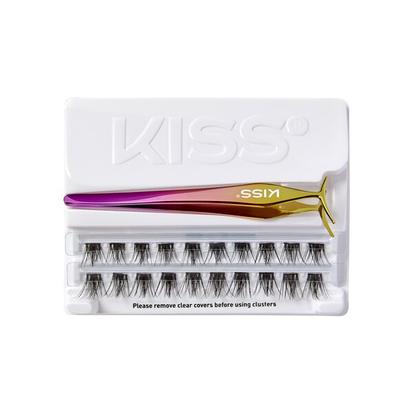 KISS imPRESS Press-On Falsies - Kit de extensiones de pestañas