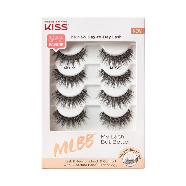 KISS My Lash But Better False Eyelashes Multipack, 4CT