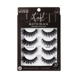 KISS Lash Couture Matte Black Faux Mink Eyelashes Multipack, thumbnail image