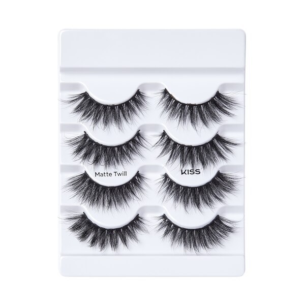 KISS Lash Couture Matte Black Faux Mink Eyelashes Multipack