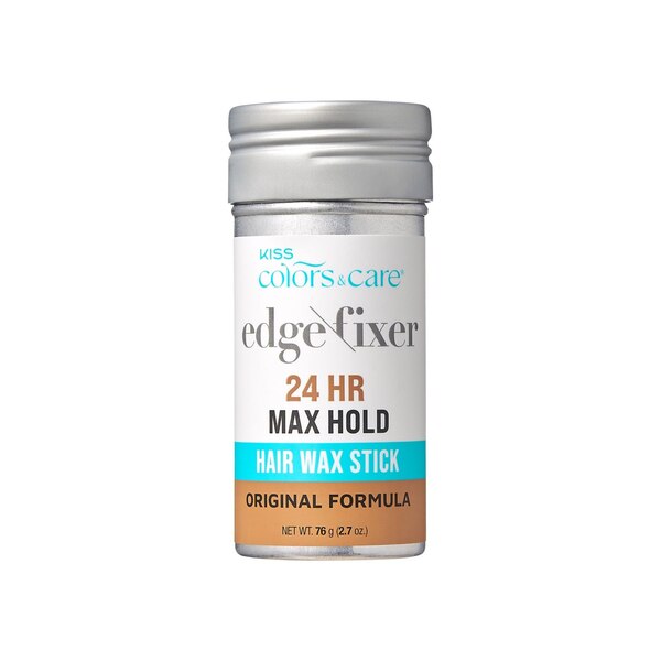 KISS Colors & Care 24 Hour Edge Fixer Hair Wax Stick, Original, 2.7 OZ