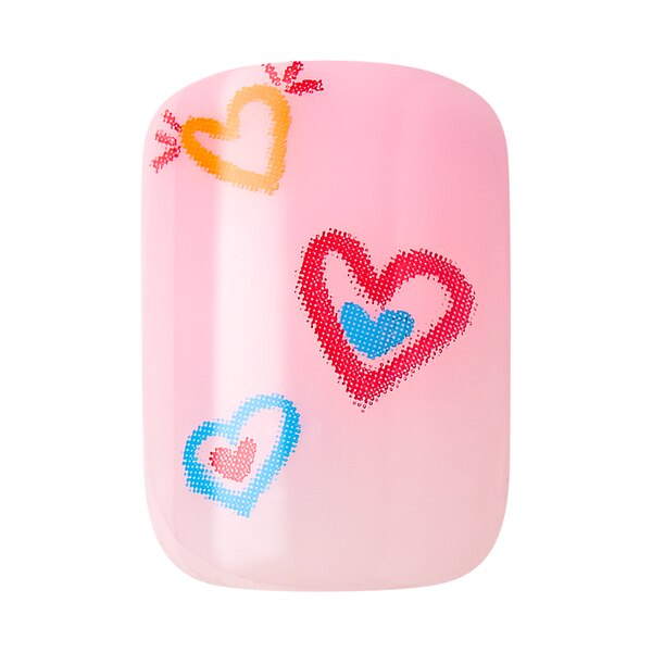 imPRESS Press-On Manicure Limited Edition Pride Nails, Pink, Short, Square, 33 Ct.