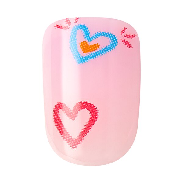 imPRESS Press-On Manicure Limited Edition Pride Nails, Pink, Short, Square, 33 Ct.