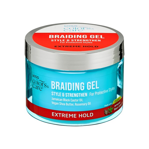 KISS Colors & Care Extreme Hold Braid Gel, 6 OZ