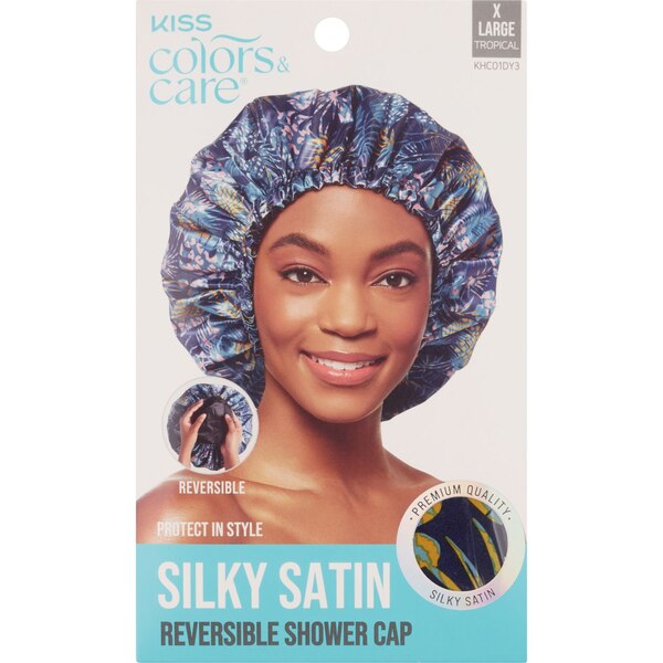 KISS Colors & Care Reversible Shower Cap