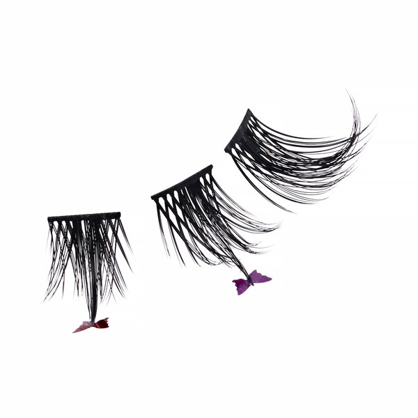 KISS Falscara Limited Edition Pride Eyelash Wisps, Black, 24 Holographic Butterfly Wisps