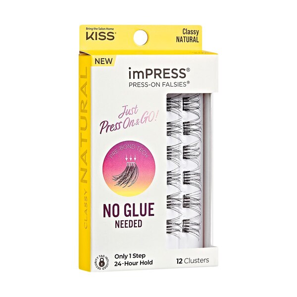 KISS imPRESS Press-On Falsies, Classy Natural