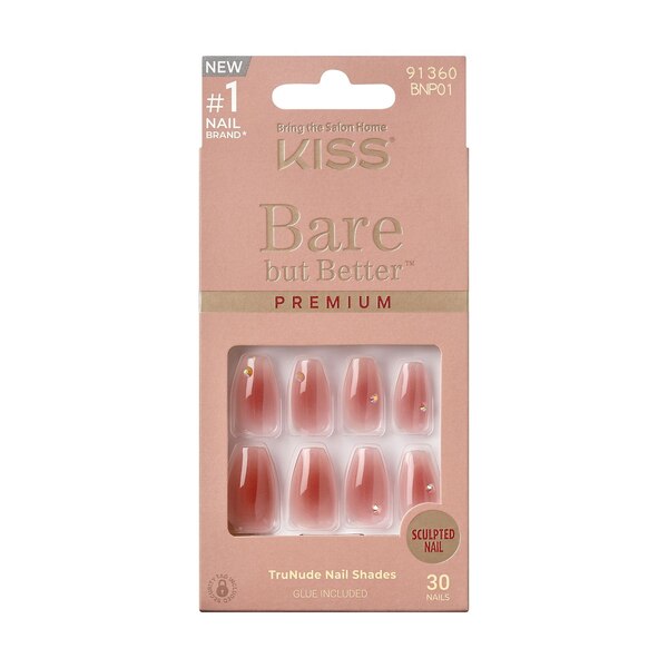 KISS Bare But Better Premium False Nails