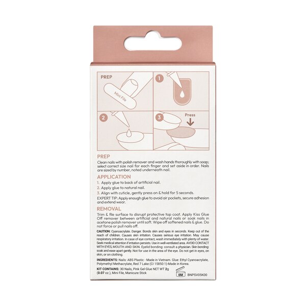 KISS Bare But Better Premium False Nails