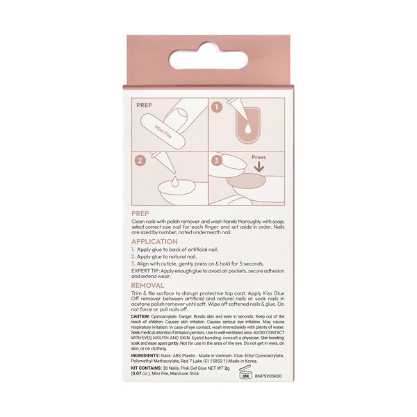 KISS Bare But Better Premium False Nails