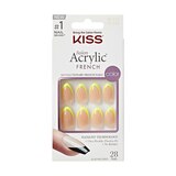 KISS Salon Acrylic French Color False Nails, thumbnail image
