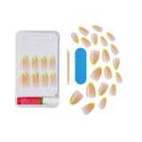 KISS Salon Acrylic French Color False Nails, thumbnail image