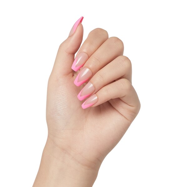 KISS Salon Acrylic French Color False Nails