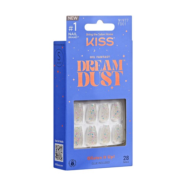 KISS Gel Fantasy Dreamdust False Nails