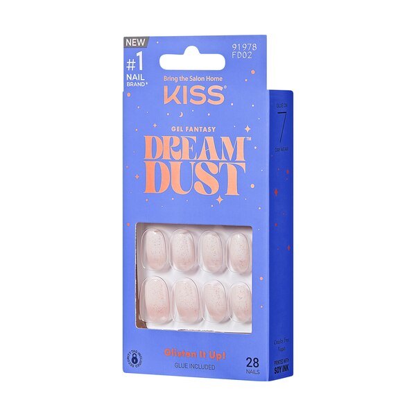 KISS Gel Fantasy Dreamdust False Nails