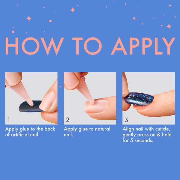 KISS Gel Fantasy Dreamdust False Nails