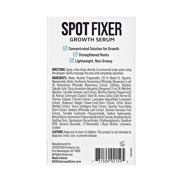 KISS Colors & Care Spot Fixer Growth Serum, 4 OZ