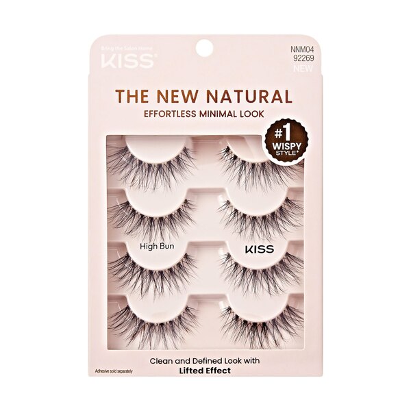 KISS The New Natural False Eyelashes, Multipack