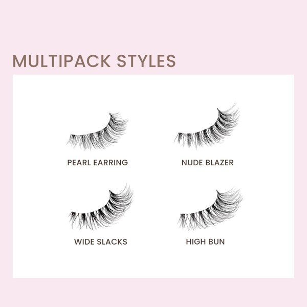 KISS The New Natural False Eyelashes, Multipack