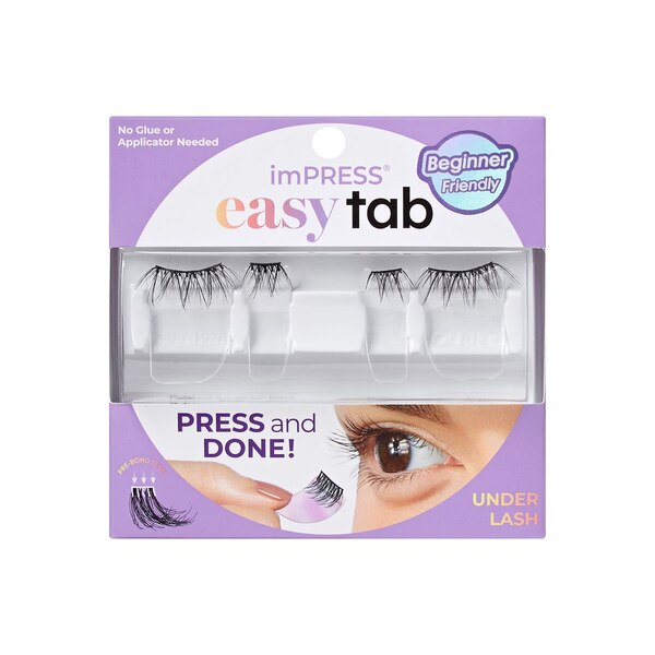 KISS imPRESS Press on Falsies Easy Tab, Classy Natural