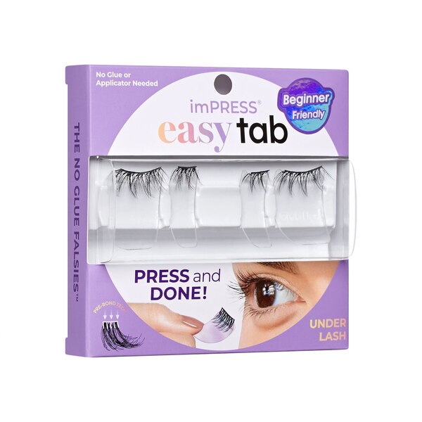 KISS imPRESS Press on Falsies Easy Tab, Classy Natural