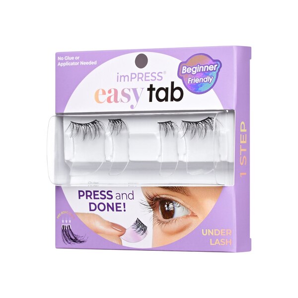 KISS imPRESS Press on Falsies Easy Tab, Classy Natural