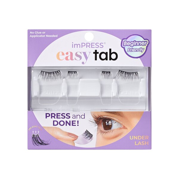 KISS imPRESS Press on Falsies Easy Tab, Authentic Natural
