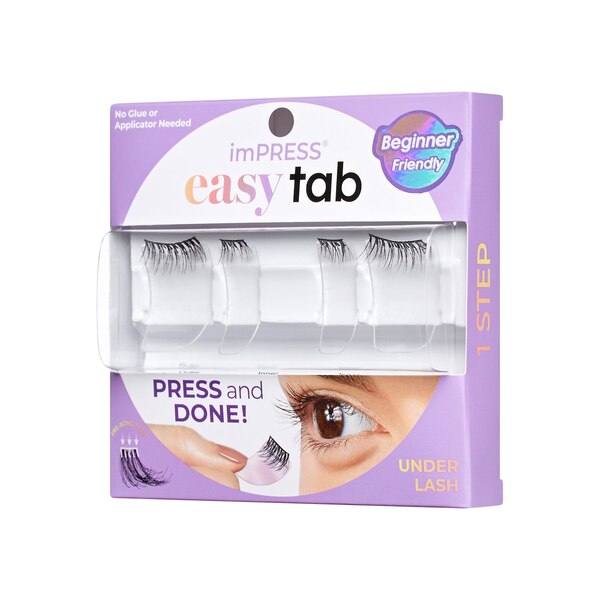 KISS imPRESS Press on Falsies Easy Tab, Authentic Natural