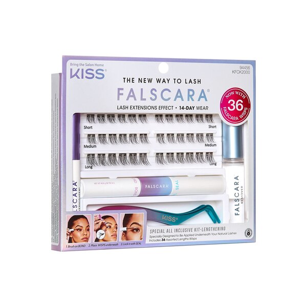 KISS Falscara Lengthening Wisps, Special Edition Starter Kit