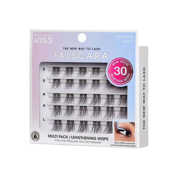 KISS Falscara Eyelashes, Wisp Multipack 01