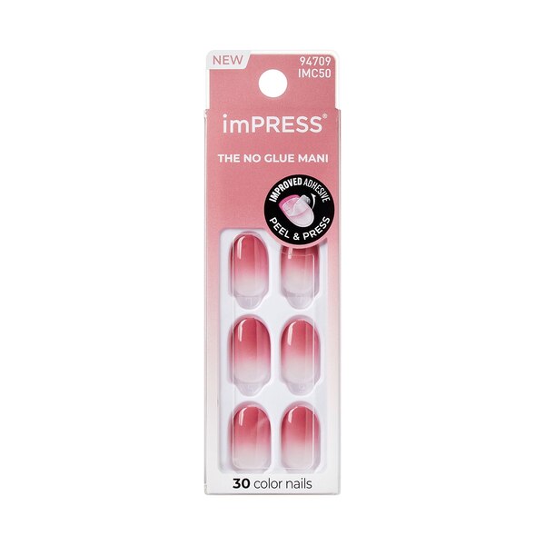 KISS imPRESS Color Press-on Manicure, Beat The Heat