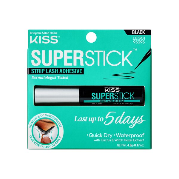 KISS Lash Couture Extended Wear Eyelash Glue, Black