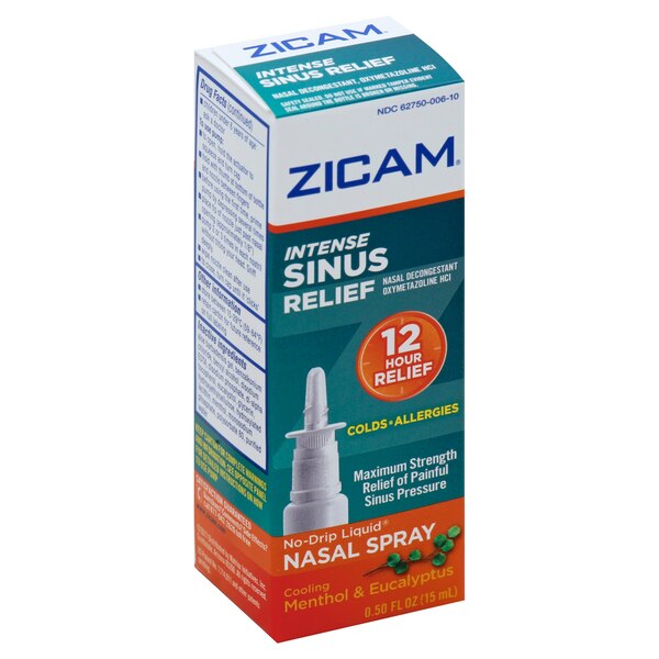 Zicam Intense Sinus Nasal Spray, 0.5 OZ