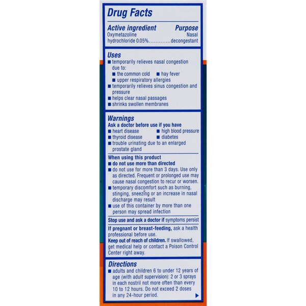 Zicam Intense Sinus Nasal Spray, 0.5 OZ