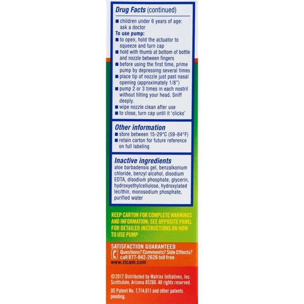 Zicam Extreme Congestion - Spray nasal, 0.5 oz