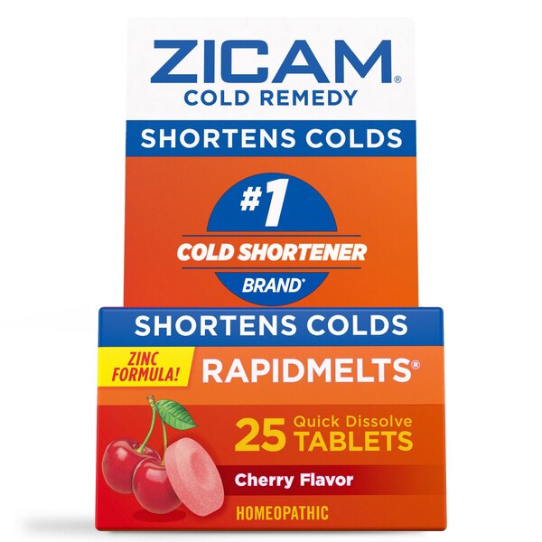 Zicam Cold Remedy RapidMelts, 25 CT