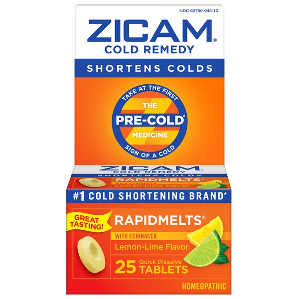 Zicam Cold Remedy - Cápsulas masticables, 25 u.