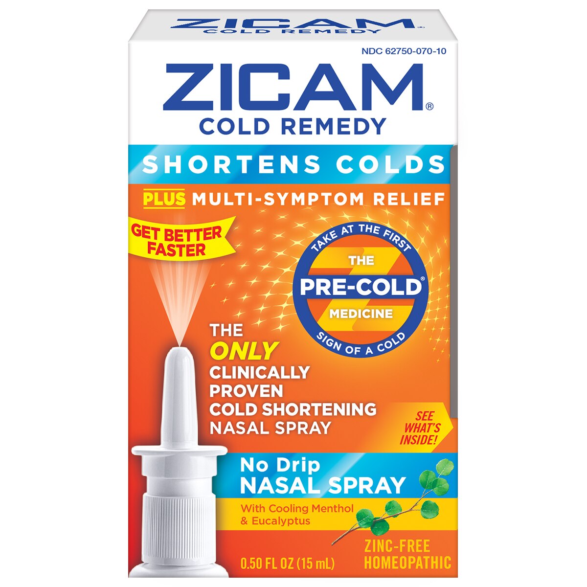Homeopathic Zicam Cold Remedy - Spray nasal, 0.5 oz