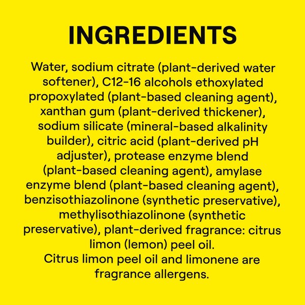 Seventh Generation Natural Gel Dishwasher Detergent, Lemon Scent, 42 oz