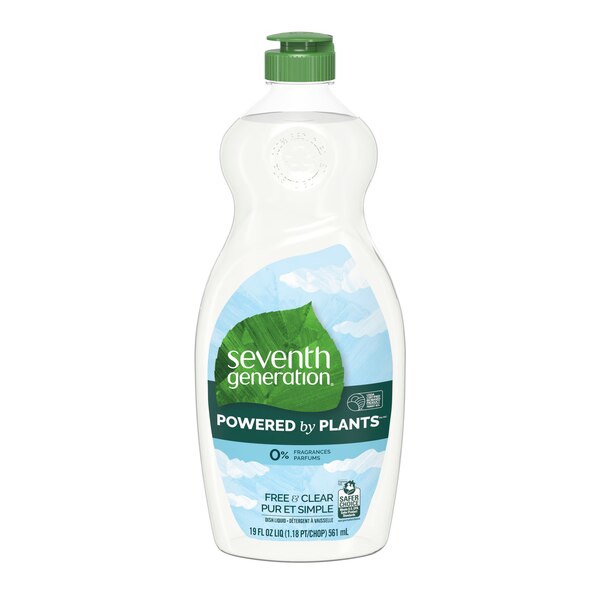 Seventh Generation Dish Soap Liquid, 19 oz