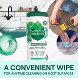 Seventh Generation Multi Surface Wipes, Garden Mint Scent, 70 ct, thumbnail image
