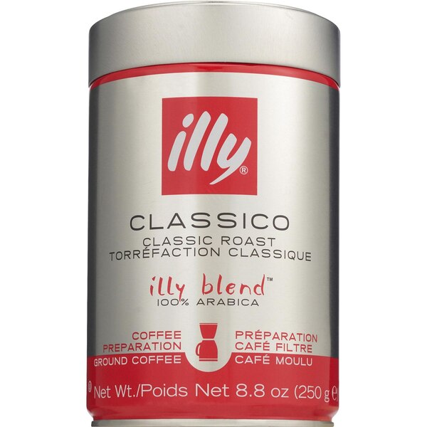 Illy Classic Roast Ground Coffee, 8.8 oz